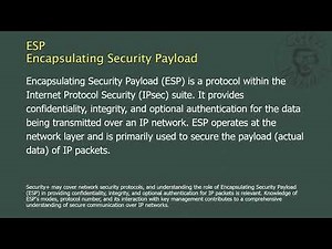 ESP - Encapsulating Security Payload