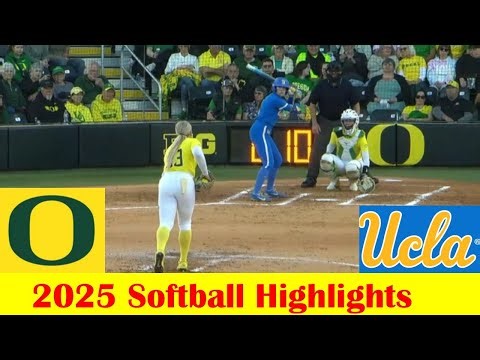 #6 UCLA vs #5 Oregon Softball Game Highlights 4 18 2025