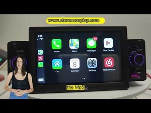 SWM151C is a multifunctional 5-inch touch screen 1 Din car stereo radio Mp5 with carplay.