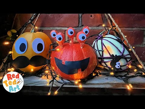 Eat Your Pumpkin - 3 No-Carve Pumpkin decorating ideas