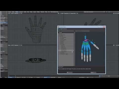 LightWave 11.5 Genoma: How to use a Rig Preset