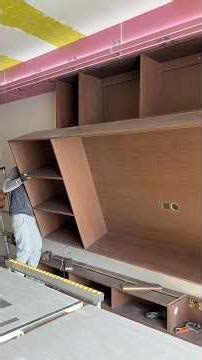 Installing Floating Wall Cabinet with LED Lighting – Clean & Modern Look!