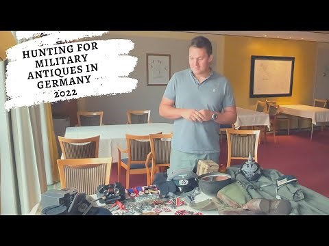 Hunting for military antiques in Germany and talk about Panzer Badges, Aug '22 | Bevo-militaria.com