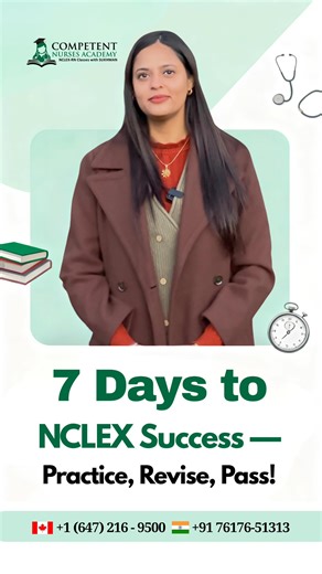Competent Nurses Academy | 🚨 Struggling with NCLEX? We’ve got you! Our 7-Day NCLEX-RN Crash Course is designed for: 👇 1️⃣ Retakers who failed and don’t know what... | Instagram