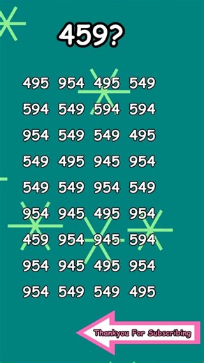 "Solving the 459 Puzzle: Can You Find the Hidden Number?"