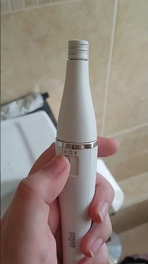 Braun mini facial epilator