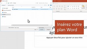 Créer une présentation PowerPoint à partir d’un Plan Word - Diapo PowerPoint