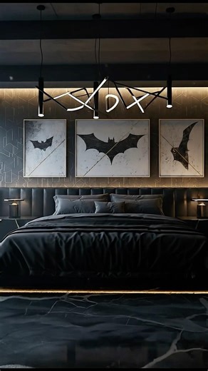 Luxury Gotham Batman Bedroom Epoxy Transformation
