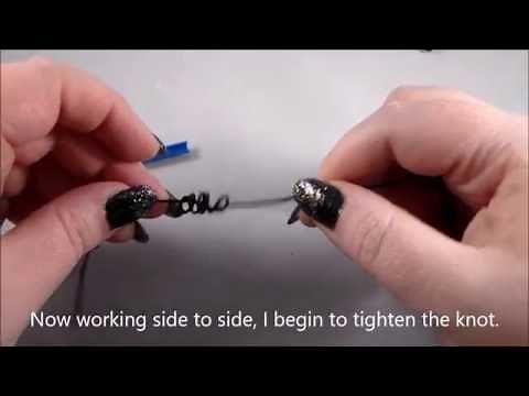 How to Knot with a Rosary Knotting Tool