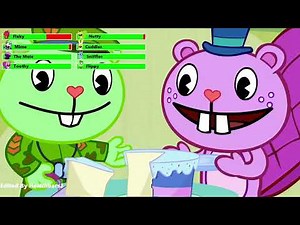 Happy Tree Friends (2020) Party Animal with healthbars