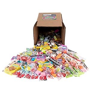 Amazon.com: Your Favorite Mix Of Brand Name Candy! - A 6X6 Box (3.5 lb.- 56 oz.) of Airheads, Laffee Taffy, Tootsee Rolls, Lemon Heads, Jawbreakers & More By Snackadilly : Grocery & Gourmet Food