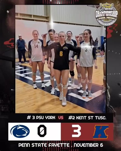 USCAA on Instagram: "Kent St. Tuscarawas punches their ticket to the next round."