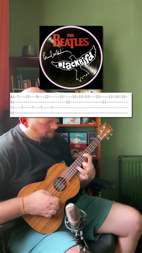 This is my simple interpretation #thebeatles #beatles #blackbird #ukulele #ukulelecover