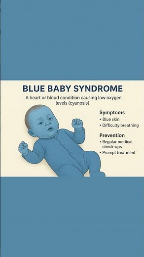 🩵Blue Baby Syndrome: Understanding Cyanosis in Infants:#BlueBabySyndrome #Cyanosis #InfantHealth #yt