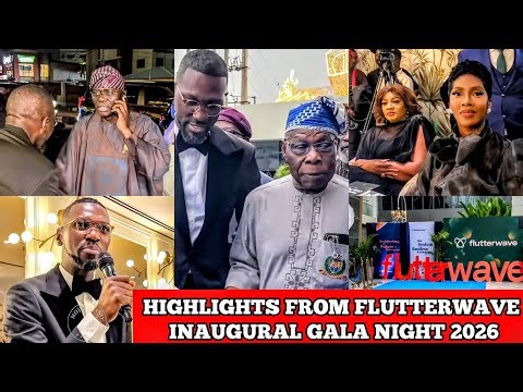 Flutterwave Gala Night 2026 Highlights |Olusegun Obsanjo,Babajide Sanwoolu,Tiwa Savage In Attendance