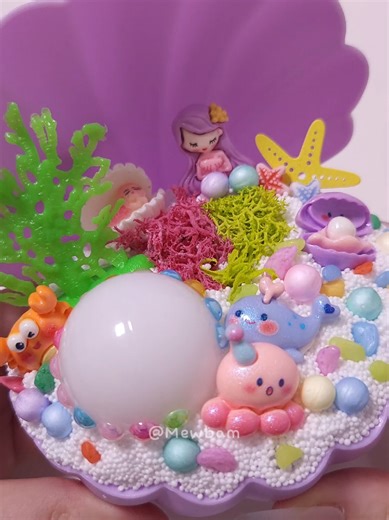 Little mermaid shell mood light 🌕 #toys #satisfying #asmr #fyp