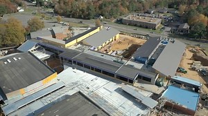 Here's the latest look at the new J.R. Tucker High School. Construction is on an accelerated timeline so that this new addition to Henrico County Public Schools will be ready by next fall. Tomorrow, a sneak peek at the Holladay Elementary School expansion. | Henrico County Government
