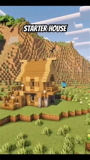 Minecraft Starter house | #minecraft #minecraftbuilding #shorts