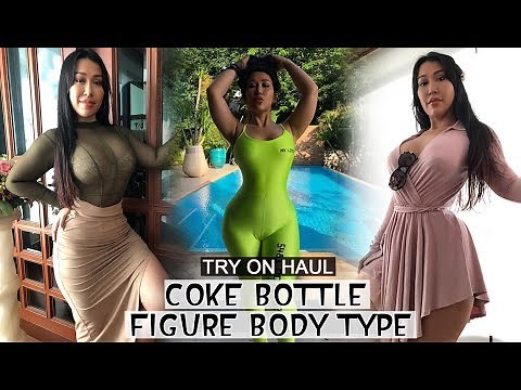 TRY ON HAUL FASHIONABLE CURVE CLOTHES - TRENDY FOR COKE BOTTLE FIGURE BODY TYPE