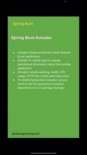 Spring Boot | Actuator (05) #springboot
