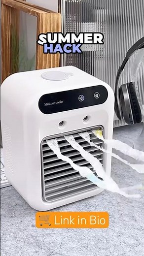 USB Desk Fan, Mini Air Cooler, Portable Personal Cooling Device With Rechargeable 1800mAh Lithium