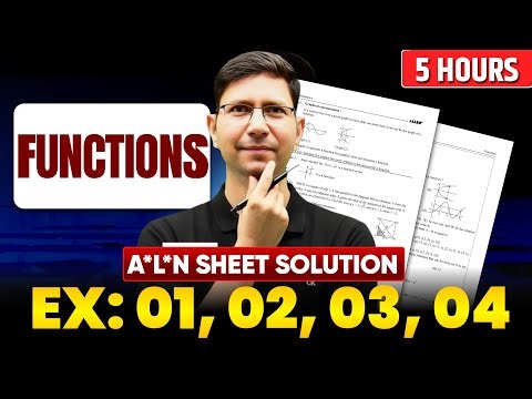 JEE-Class 12th Maths | Functions Module Ex- O1, O2, O3, O4 Solutions | IIT JEE | By MC Sir #jee