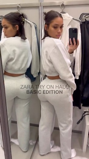 Briana Monique's Closet on Instagram: "Here’s a little try on haul for my girls who love comfy basics! #zara #fashion #haul #comfy #clothinghaul #zarahaul #explorepage #basics"