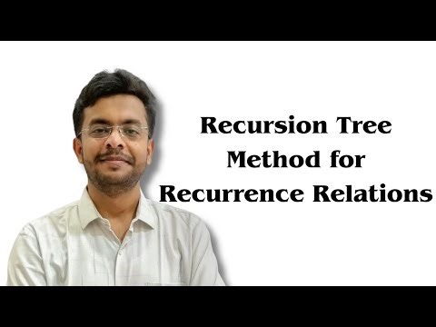 Recursion Tree Method for Solving Recurrence Relations | DAA 16