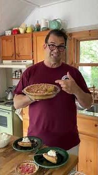 The absolute best RHUBARB CUSTARD PIE recipe, EVER!!!