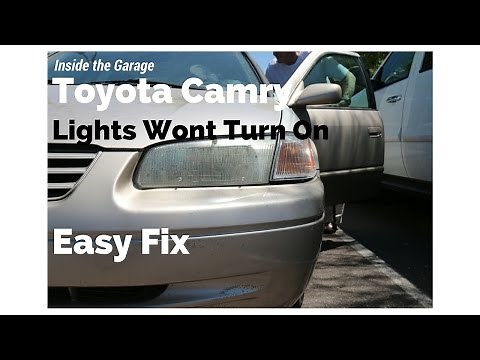 Toyota Camry Lights Not Working