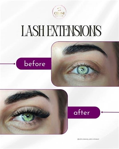✨ Before ➝ After Lash Extensions ✨
