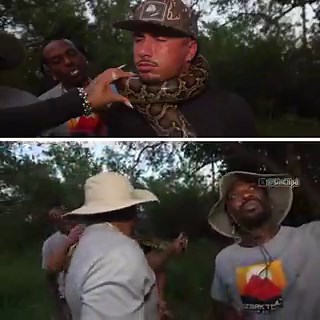Influencer Cuban Tarzan nearly LOST HIS LIFE when letting this Python grip his neck 🤯😰