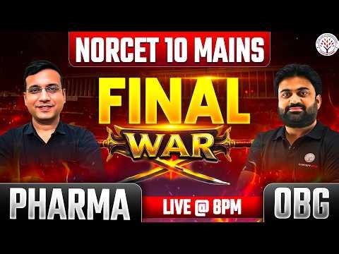 NORCET 10 Mains Preparation | Pharmacology for NORCET | Theory + MCQ | NORCET 10 Mains|AIIMS NORCET