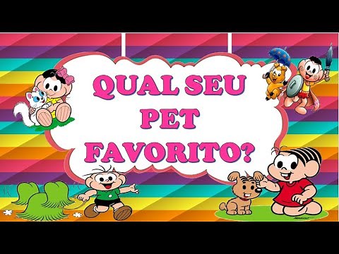 TURMA DA MONICA E SEUS ANIMAIS DE ESTIMAÇÃO