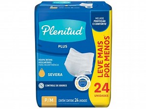 Roupa Íntima Descartável Plenitud P/M Protect Plus - 24 Unidades - Roupa Íntima Descartável - Magazine Luiza