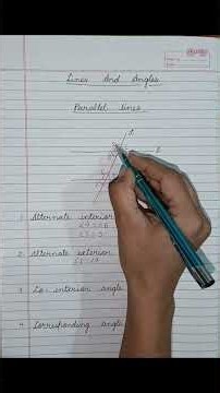 Lines and Angles|| Parallel lines || Class 10th || #LinesAndAngles #ParallelLines #Class10Maths