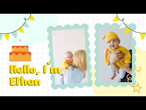 Free Baby 1st Birthday Video Template (Customizable) - FlexClip