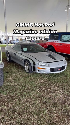 Sam on Instagram: "This HRE is no average Camaro. After its initial GMMG build, it was modified by Lingenfelter, and it has a 1000hp twin turbo 427, complete with a cage and Fikse FM5s. All of the Hot Rod editions are Z28s, and this one has the SS hood, spoiler, and center exhaust to complete the look to match the power. . . #camaro #gmmgcamaro #hotrodmagazine #bergercamaro #z28 #427 #twinturbo #mecum #mecumkissimmee"