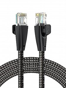 CableCreation Cat 6 Ethernet Cable Braided Cat6 Gigabit High Speed 1000Mbps Internet Cable RJ45 Network LAN Cord 26AWG Compatible with PC PS5 PS4 PS3 Xbox Smart TV Router, 3.3FT