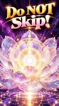 THE COSMIC LOTUS IS OPENING ✨ What Is Hidden Inside #963hzfrequencyofgods #love