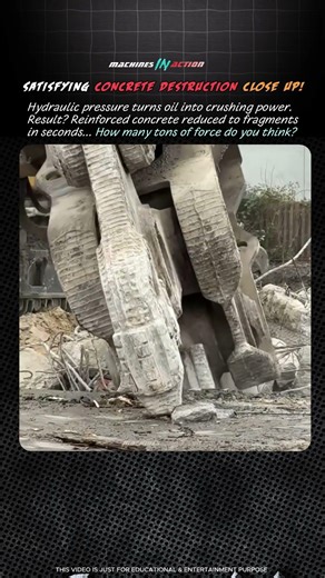 Satisfying Concrete Destruction Close Up!