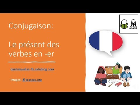 Conjugaison: Le présent des verbes en -er
