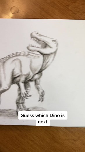 Dino Art Challenge - Baryonyx Sketch