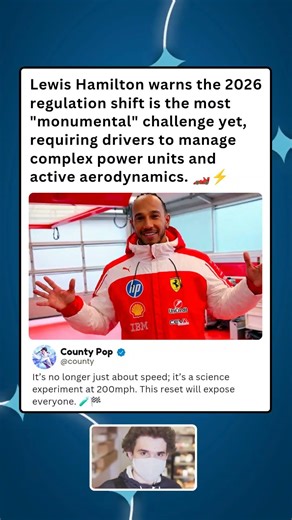 Lewis Hamilton Admits 2026 Rules Are A Nightmare For Modern Drivers