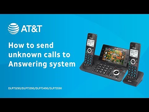 Send all unknown calls to the Answering System with the Smart Call Blocker - AT&T DLP73X90