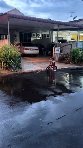 Boys in Action: Ayden with His Pushbike