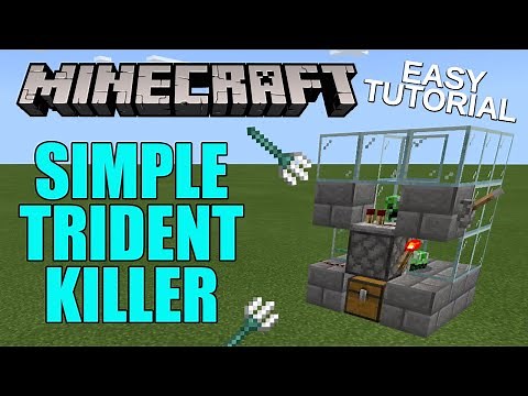 Minecraft: Simple Trident Killer tutorial