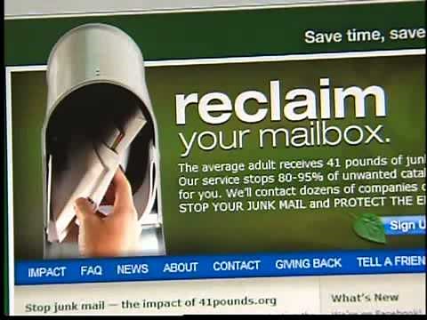 How to stop receiving junk mail