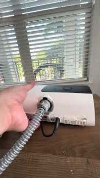 How to connect a standard CPAP tubing to your Re￼sMed Airsense 11