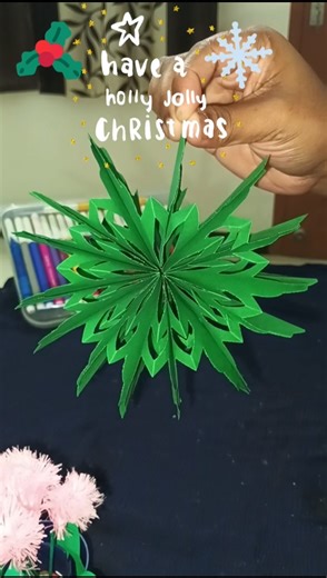 ⭐Christmas star 🌲#shorts #easycraft #craftyhome #papercraft #star #christmas🌲